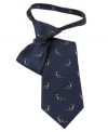 He'll look super festive wearing this skating penguin tie from Tommy Hilfiger.