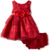 Sweet Heart Rose Baby-girls Infant Sleeveless Occasion Dress, Red, 18 Months