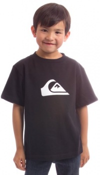 Quiksilver Boys 2-7 Kids Mountain Wave Jersey Tee, Black, 7/Large