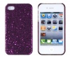 Dark Purple Sparkles Case for Apple iPhone 4, 4S (AT&T, Verizon, Sprint)