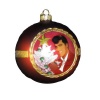 Kurt Adler 100-MM Polonaise Red Elvis Ball Ornament