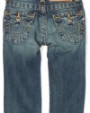 True Religion Baby-boys Infant Jack Slim Fit Jean, Medium Phoenix, 6-12 Months