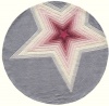 Area Rug 5x5 Round Kids Superstar Color - Momeni Lil Mo Hipster Rug from RugPal