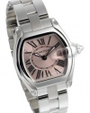 Cartier Women's W62017V3 Roadster Pink Dial Watch