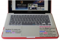 iPearl High Grade Silicone Keyboard Skin Cover for MacBook / Pro / Air in Retail Packaging - CLEAR