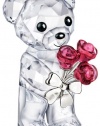 Swarovski Kris Bears Figurine, Red Roses For You