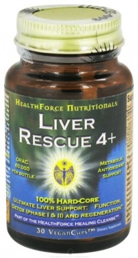 Healthforce Liver Rescue 4+, Vegancaps, 30-Count