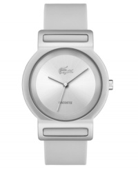 The future is now. This sleek Tokyo watch from Lacoste brings minimalist chic to the forefront.