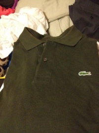 Lacoste Short Sleeve Classic Pique Polo Size:7 (Large)