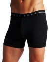 HUGO BOSS Men's Long Lasting Boxer Short, Black, Small