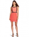 Plenty by Tracy Reese Women's Tiered Frock, Neon Coral, 8