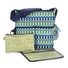 Skip Hop Jonathan Adler Duo Diaper Bags, Chevron Blue