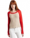 BCBGMAXAZRIA Women's Risa Color Block Raglan Sweater