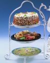 3 TIER DESSERT STAND - SILVER 3 TIER DESSERT STAND