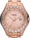 Fossil Women's AM4398 Dylan Mini Stainless Steel Rose Watch