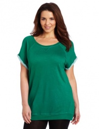 Fresh Laundry Women's Plus-Size Short Sleeve Top