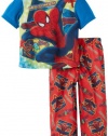 AME Sleepwear Boys 2-7 Rescue Time Pajama Set, Multi, 3T