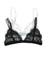 2 PACK: Black Lace Bralette