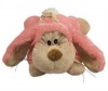 KONG Cozie Floppy the Rabbit, Medium Dog Toy, Pink