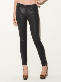 GUESS Brittney Ankle Skinny Coated Jeans, CRINKLE COATED BLACK (29)