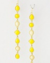 Candy Drop Statement Earrings (Yellow)