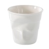 Present coffee beverages, appetizers, desserts and more in this whimsical cup from Revol. It's made of durable, high-quality porcelain that's fired at very high temperatures for exceptional strength.