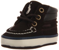 Ralph Lauren Layette Sander Mid Boot (Infant/Toddler),Chocolate Suede,0 M US Infant