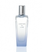 For the first encounter, Cartier creates a moonlight perfume. A perfume which mixes the sparkle of the moon and the softness of flowers. A graceful moment for women. A bouquet of flowers picked in the moonlight. Sparkle: Luminous top notes (pink pepper, juniper berries).Voluptuous: A bunch of white flowers (honeysuckle, wild rose, cyclamen, bindweed, lily of the valley).Softness: Musky and woody base notes.