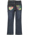 Rocawear Too-Face Skinny Jeans (Sizes 4 - 6X) - dark denim, 4