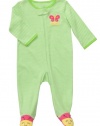 Carter's Daddy's Sweetie Butterfly Coverall (Sizes NB - 9M) - lime, 3 months