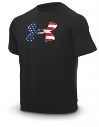 Men's Big Flag Logo UA Tech™ Shortsleeve T-Shirt Tops by Under Armour