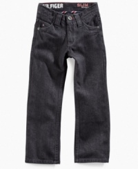 Get your rock star ready for his adoring fans in a Revolution Denim jeans from Tommy Hilfiger.