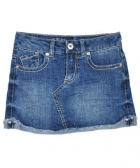 Guess Ridgemont Denim Scooter Skirt (Sizes 7 - 16) - medium stone, 7