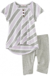 Little Ella Baby-girls Infant Riviera Tunic With Legging, Lavendar, 6-12 Months