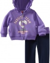 Puma - Kids Baby-Girls Infant Hoodie And Yoga Pant Set, Lilac Lodge Purple, 12