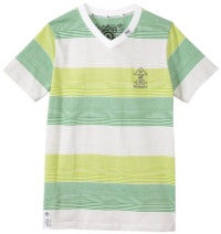 LRG - Kids Boys 8-20 Cutter V-Neck Tee, Green, Large