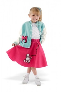 Poodle Skirt & Letterman's Jacket