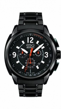 ESQ Movado Men's 07301418 esq Excel tm Black PVD Chrono Watch