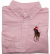 Ralph Lauren Toddler Boy's Big Pony Blake Oxford (6, BSR Pink)