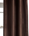 Regal Home Collections Ultimate 54-Inch by 84-Inch Decorative Grommet Interlined Faux Silk Panel, Brown