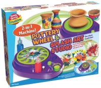 Small World Toys Small World Creative Pottery Wheel And Splash Art Studio