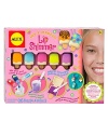 Mix your own yummy colors and flavors of lip shimmer! Fill 5 fun ice pop containers with professional grade ingredients.