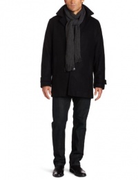 Calvin Klein Men's Car Coat with Scarf