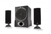 Cyber Acoustics CA-3550 2.1 Computer Speaker System - Silver