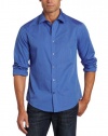 Perry Ellis Men's Big-Tall Long Sleeve Iridescent Chambray Woven