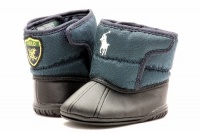 Ralph Lauren Layette Vancouver EZ Crest Boot (Infant/Toddler),Navy,4 M US Toddler