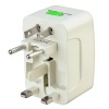 Insten Universal World Wide Travel Charger Adapter Plug, White - by eForCity