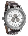 Nixon Nixon 51-30 Chrono Leather Watch - White Snake