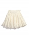 GUESS Kids Girls Lace Skirt, CREAM (16)