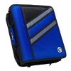 Case-it Z-Binder Two-in-One 1.5-Inch D-Ring Zipper Binder, Blue, Z-175-BLU